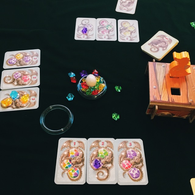 きらめく財宝 ドラゴンの卵 Funkelschatz Das Drachen Ei ボードゲーム アロマ Little Forest Online Shop