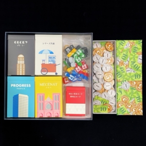 ナショナルエコノミー、ボードゲーム、コンポーネント