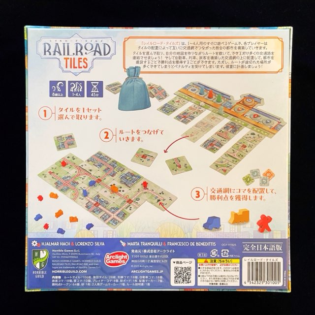 レイルロード・タイルズ、ボードゲーム